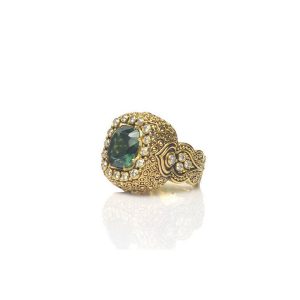 green tourmeline 2 w silver