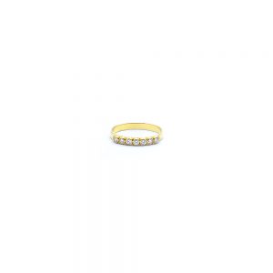 Diamond gold ring set in 22ct gold S722