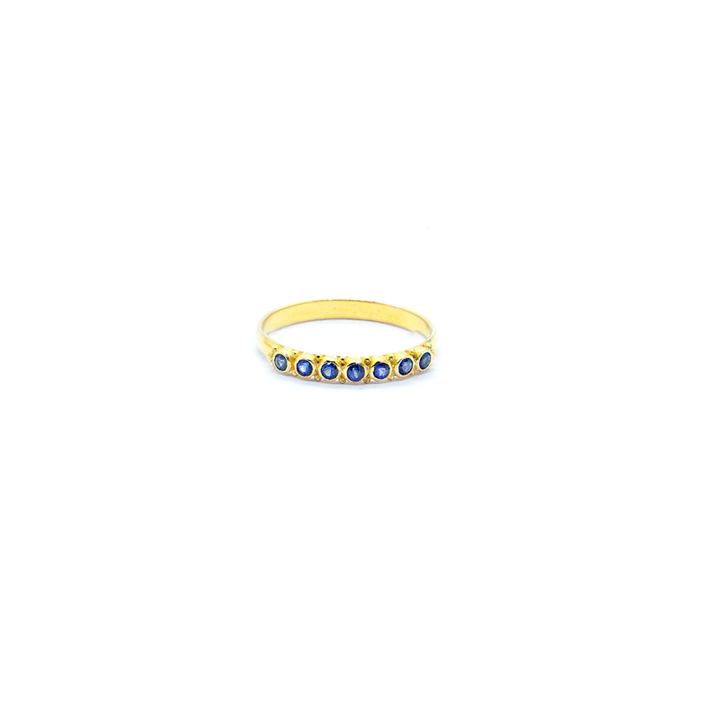 Blue sapphire ring S725