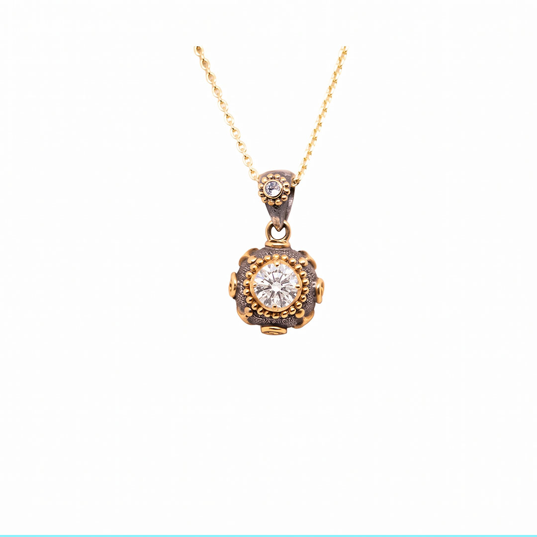 Diamond Juno pendant with Diamonds-BN305